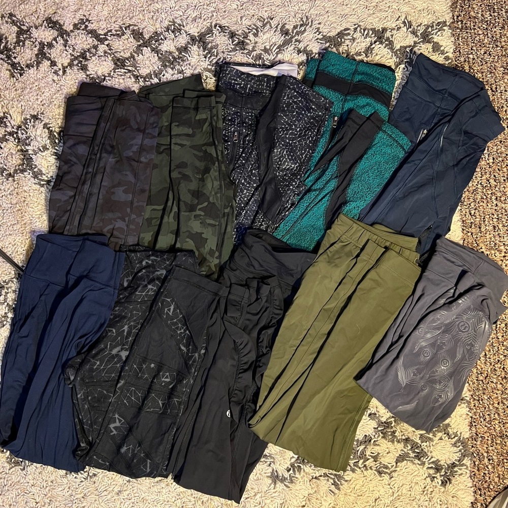 Bundle of 10 LULULEMON joggers and leggings